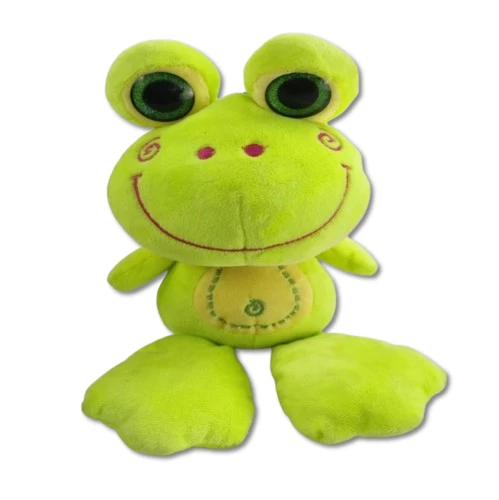 Green Frog Stuffed Animal Fluffy Plush Toy